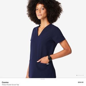 *worn twice* FIGS Casma 3 pocket scrub top